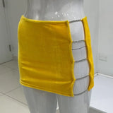 YELLOW PEEK SKIRT