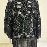 BLACK SHAWL JACKET