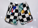 TROPICAL CHECKERED SHORTS