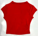 CHERRY SLIMCROP TOP