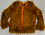 TAN FURRY COAT