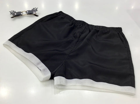 BLACK SOCCER SHORTS