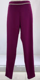 PLUM BEDAZZLED PANTS