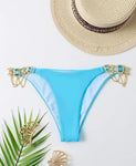 RHINESTONE DECOR BIKINI BOTTOM