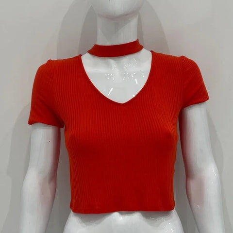 ORANGE WOMEN TOP