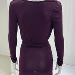 PURPLE WOMEN DRESS