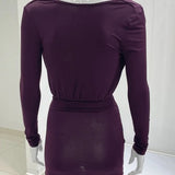 PURPLE WOMEN DRESS