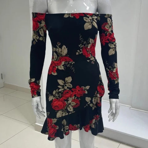 FLOWERS WOMEN DRESS